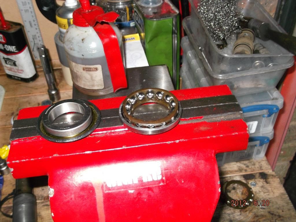 How to Replace OEM steering head bearings with tapered units